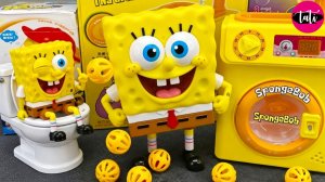 Играем в игрушки из мультика Спанч Боб и другие игрушки. Мультфильм для детей. ASMR АСМР