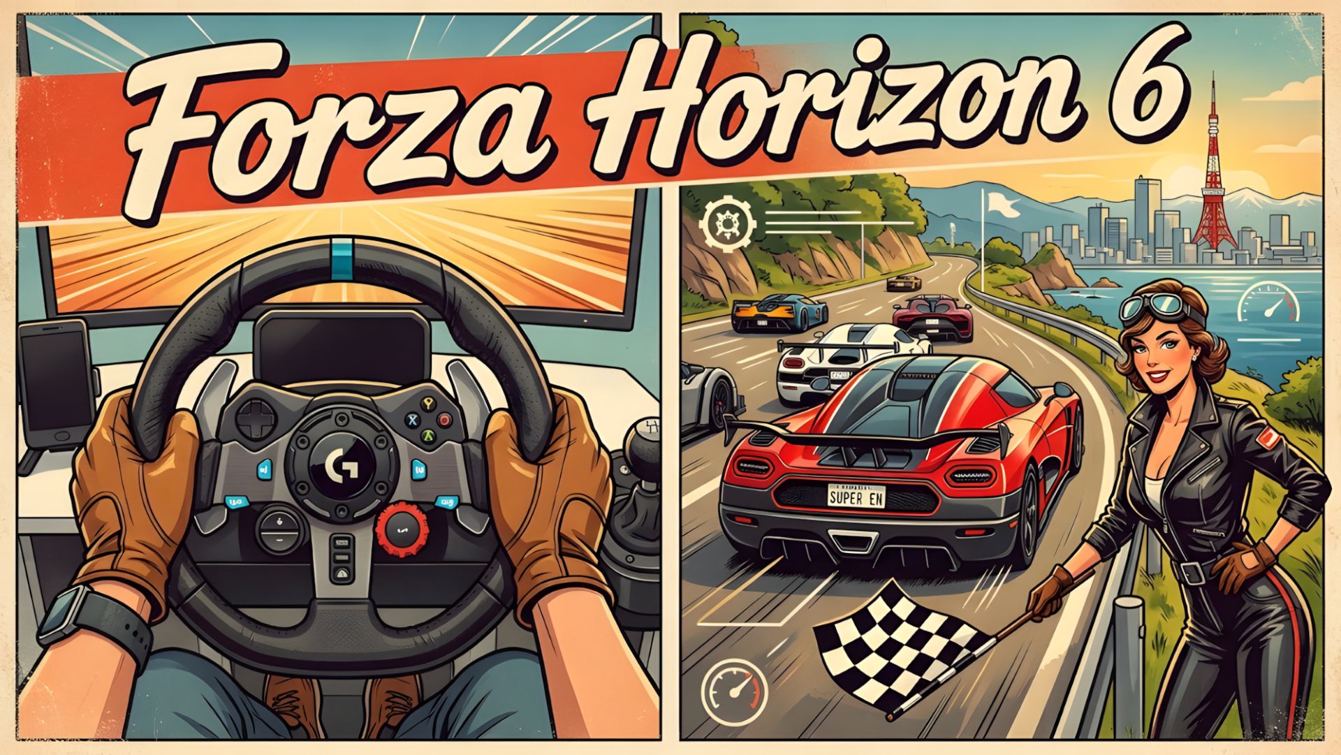 🎮 Koenigsegg Agera RS против гиперкаров — Forza Horizon 6 | Руль Logitech G923. смотреть онлайн