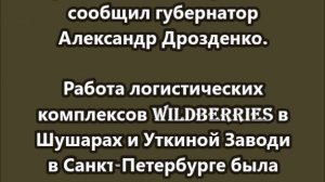 В результате попадания БПЛА произошло возгорание на складах компании Wildberries в Ленинградской обл