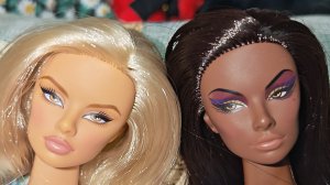 Очень смуглая ксианочка и немного переодевашек, Кукла-супермодель Xianxian Princess 32 см Коричневый