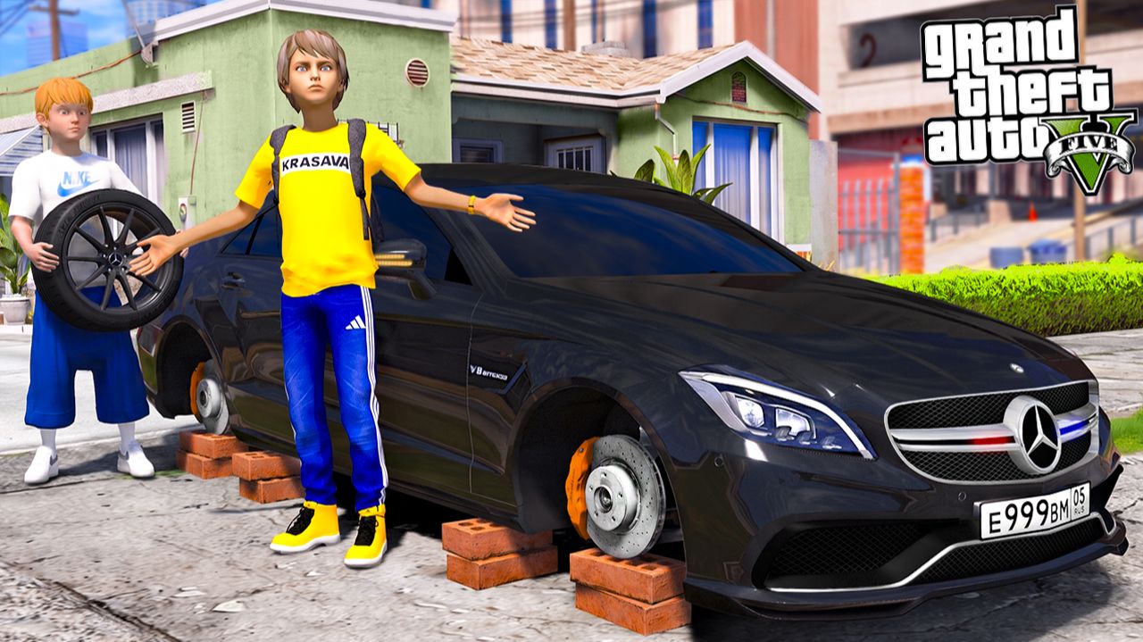 ОПЕРСКАЯ ЕЗДА В GTA 5 - НЕИЗВЕСТНЫЙ ПРОКОЛОЛ КОЛЕСА НА MERCEDES CLS 63 АХМЕДА! КТО ЭТО БЫЛ!? 🌊ВОТЕР смотреть онлайн