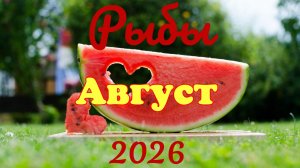Рыбы ♓Таро- прогноз на Август 🕊