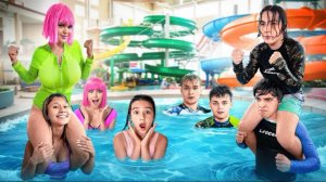 🍿 НОЧЕВКА В АКВАПАРКЕ 🤩 ДЕВЧОНКИ ПРОТИВ ПАЦАНОВ 🤯 КАМПУС