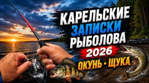 Карельские записки рыболова 2026 . Северная Карелия . Рыбалка Июль
