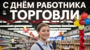 Торгуем с душой. С днём торговли. Самая лучшая музыкальная открытка.