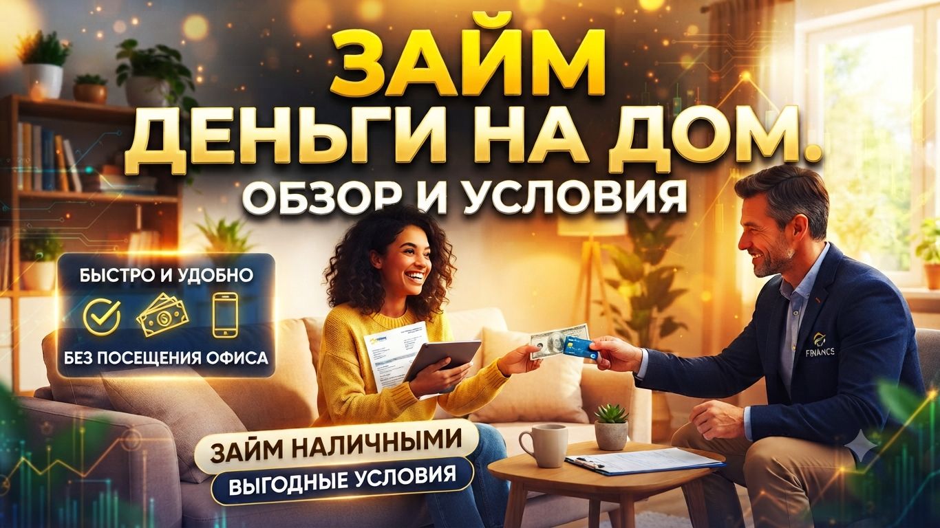 Займ Деньги на дом: обзор и условия! Первый займ без процентов! Займ без отказа