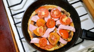 ЧТО ПРИГОТОВИТЬ ИЗ КАБАЧКОВ? 🍅 Ленивая пицца на сковороде быстро и вкусно