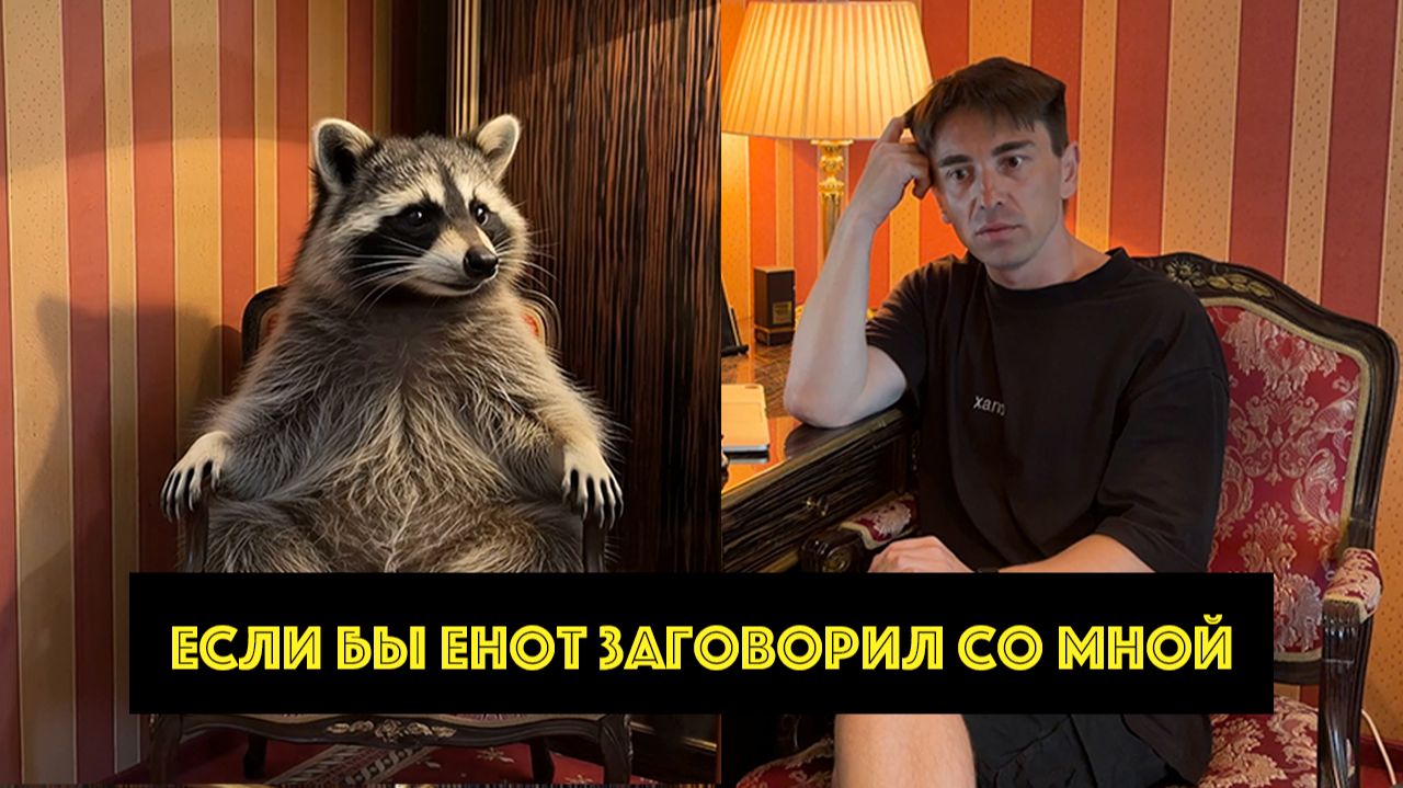 Если бы мой енот начал со мной разговаривать