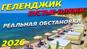 ГЕЛЕНДЖИК! ПУСТЫЕ ПЛЯЖИ! ТИХИЙ отдых у МОРЯ! КЕМПИНГ под СОСНАМИ! ОТЗЫВЫ об ОТДЫХЕ 2026