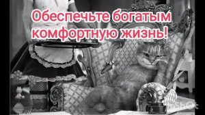Обеспечьте богатым комфортную жизнь.