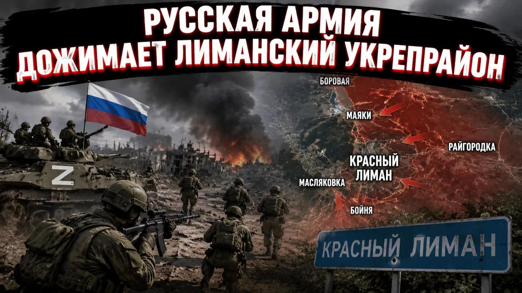 Котёл для пяти тысяч: оперативный карман под Лиманом захлопывается смотреть онлайн