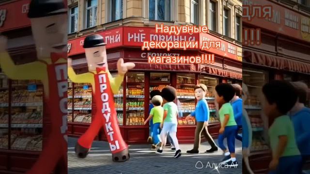 Надувные фигуры Продукты