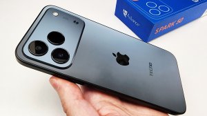 Купил TECNO SPARK 50 вскрыл коробку А там АЙФОН! Руки ЗАДРОЖАЛИ 😁 новенький Красивый смартфон