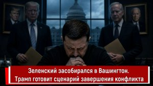 Зеленский засобирался в Вашингтон. Трамп готовит сценарий завершения конфликта