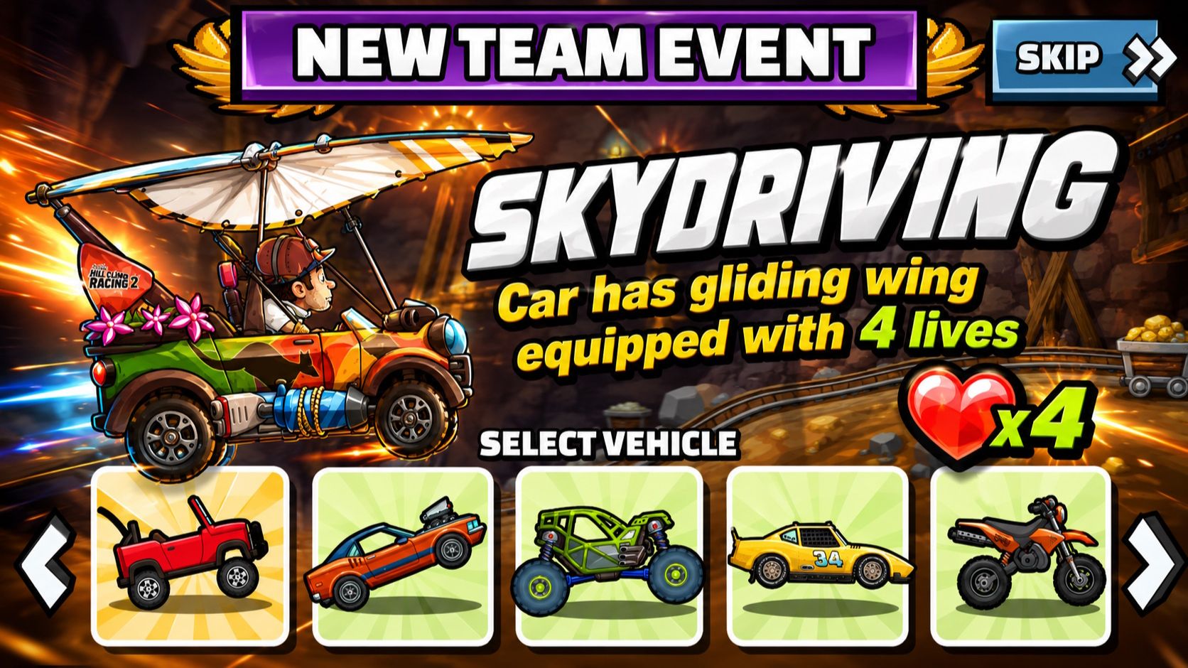 ❗🔔 NEW Team Event (Airborne & Accident Prone) - Hill Climb Racing 2 смотреть онлайн