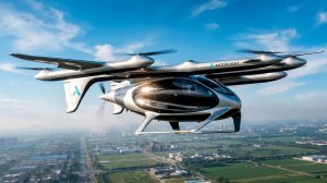 В Астане впервые испытали летающее аэротакси