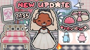 🍿 ОБЗОР ОБНОВЫ 1.135😍/ свадебное обновление💍- Toca Boca World 🤍 - toca twix🍫
