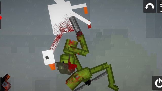 Robot_Goose vs Никита Мелон. Битва кулаков Melon Sandbox. 1 вариант без озвучки. смотреть онлайн