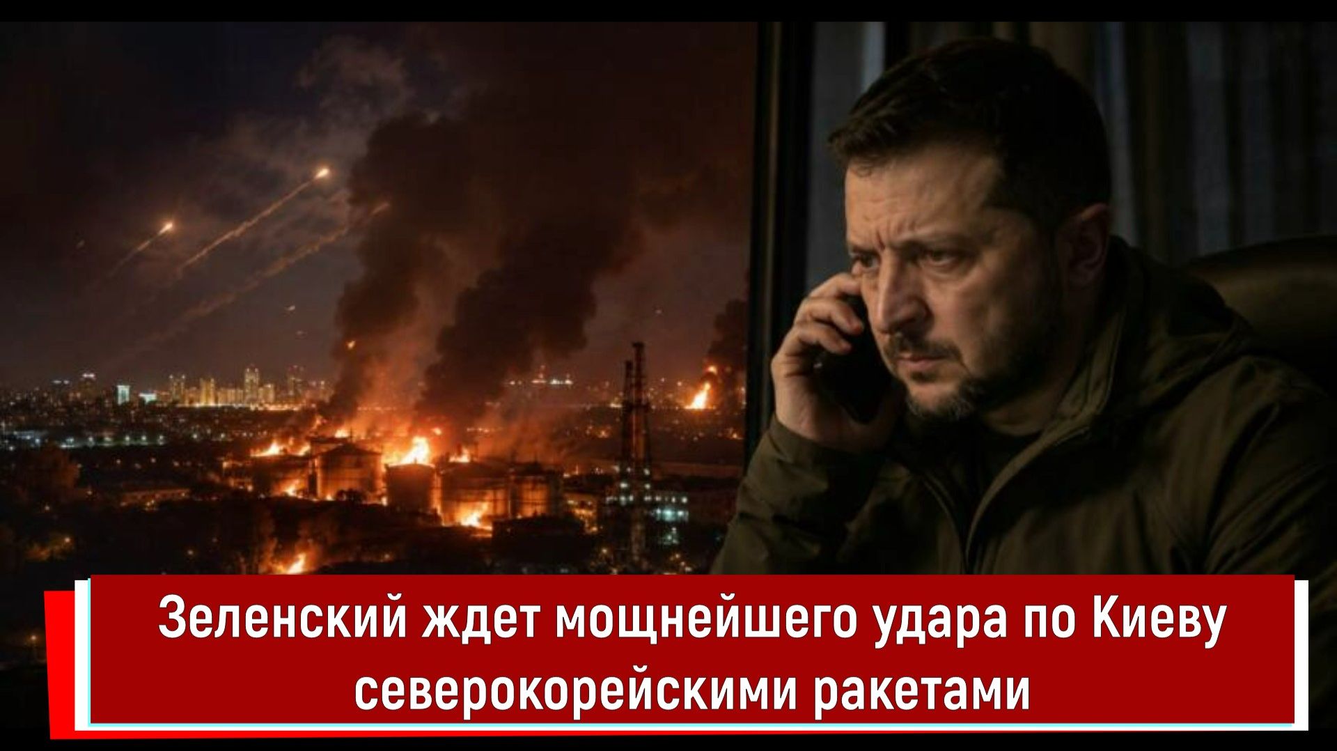 Зеленский ждет мощнейшего удара по Киеву северокорейскими ракетами смотреть онлайн