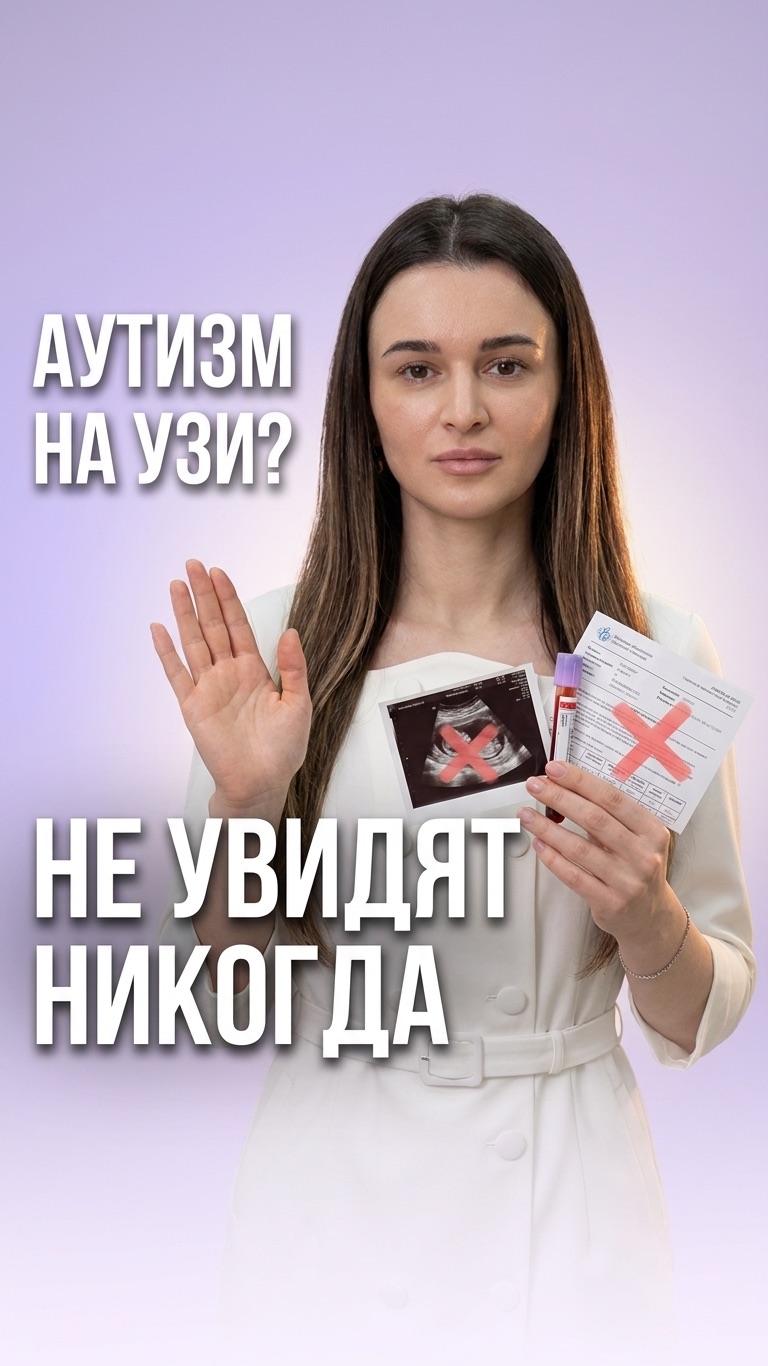 🔬 Почему аутизм невозможно увидеть на УЗИ и генетических тестах