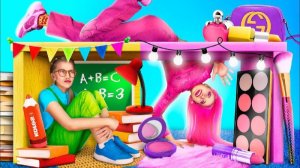 Секретные домики под столом! 24 часа челлендж!