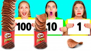 100 Слоев Еды Челлендж _ Смешные Челленджи с Едой