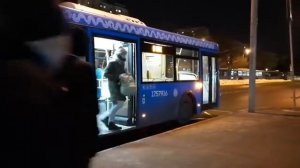 Автобус Лиаз-5292.65(1757916) следует в парк с маршрута 350
