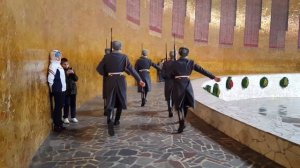 МАМАЕВ КУРГАН - смена караула в Зале воинской славы