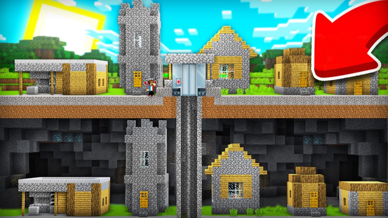 КУДА ВЕДЁТ ЭТОТ ЛИФТ В НАШЕМ КОЛОДЦЕ В МАЙНКРАФТ ｜ Компот Minecraft смотреть онлайн