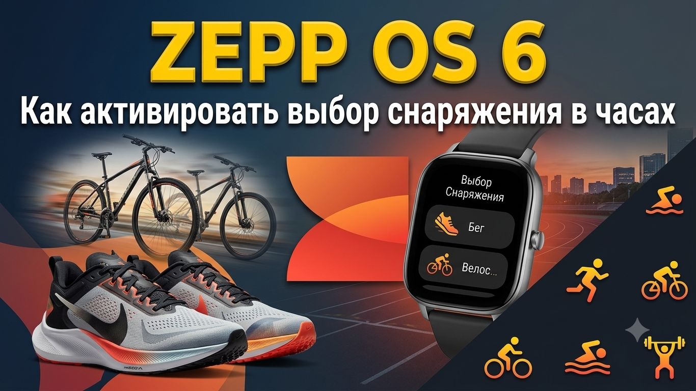 Выбор снаряжения (Zepp OS 6) смотреть онлайн