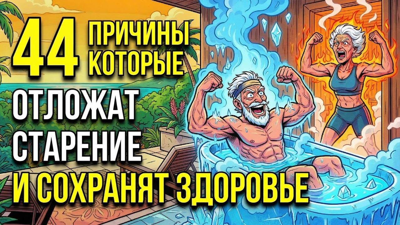 44 ПРИВЫЧКИ, которые отложат СТАРЕНИЕ и сохранят ЗДОРОВЬЕ!✅ смотреть онлайн