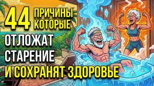 44 ПРИВЫЧКИ, которые отложат СТАРЕНИЕ и сохранят ЗДОРОВЬЕ!✅