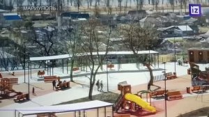 Новый Мариуполь - 2026 г. // Левый берег: новый парк на фоне завода «Азовсталь»