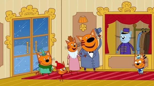 Три Кота,кафе #трикота #длядетей смотреть онлайн