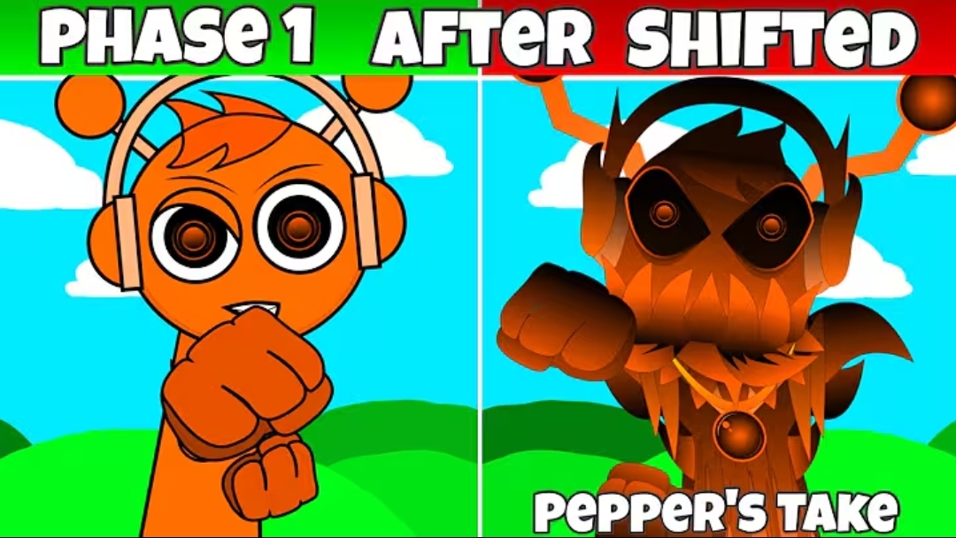 sprunki phase 2 pepper's take но 1 фаза повторяет за 2 pepper's take смотреть онлайн