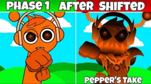 sprunki phase 2 pepper's take но 1 фаза повторяет за 2 pepper's take