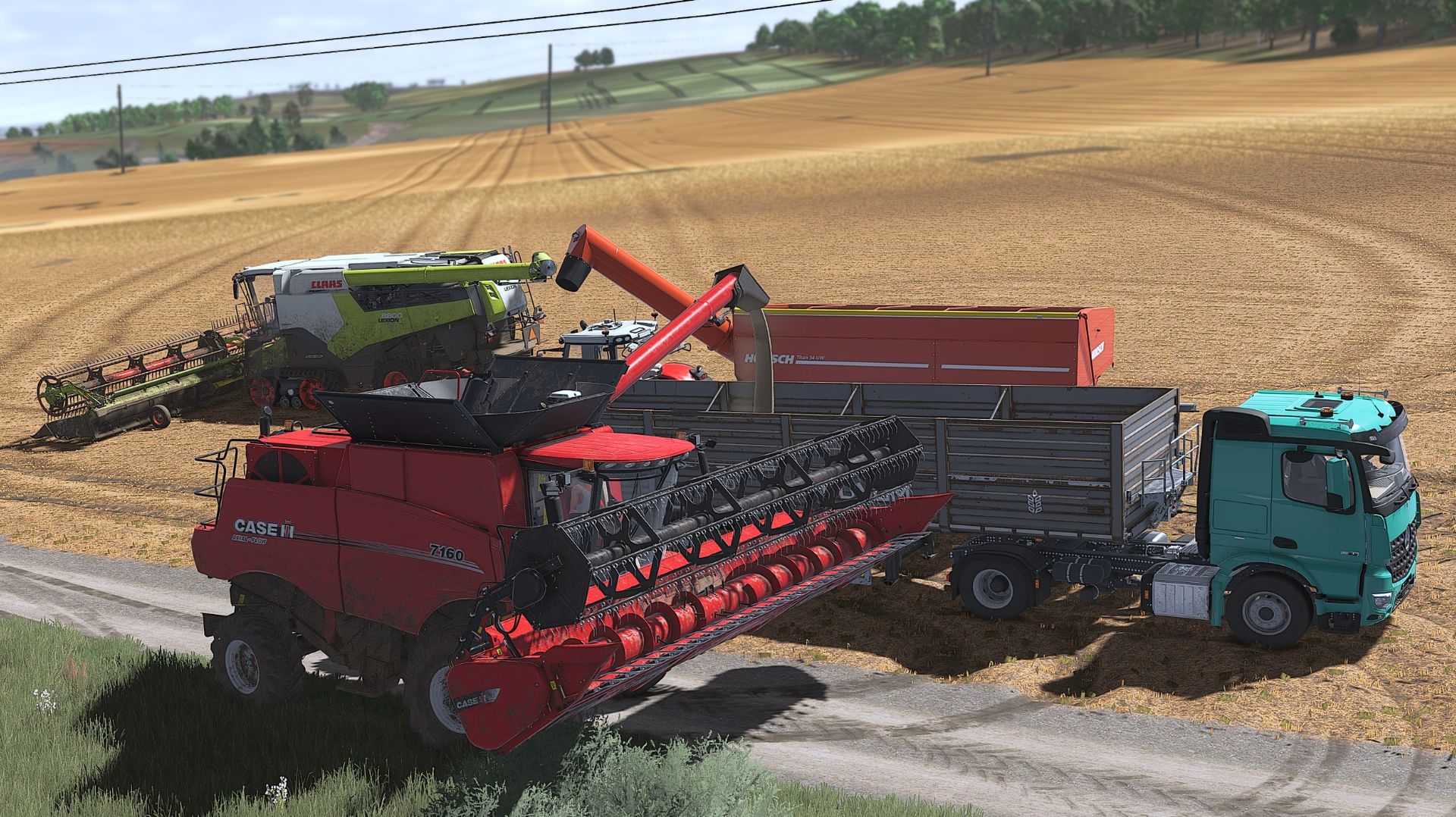 FS25 Карта Подильський край #03. Уборка гречки Claas, Case, Massey Ferguson, Mersedes-Benz смотреть онлайн