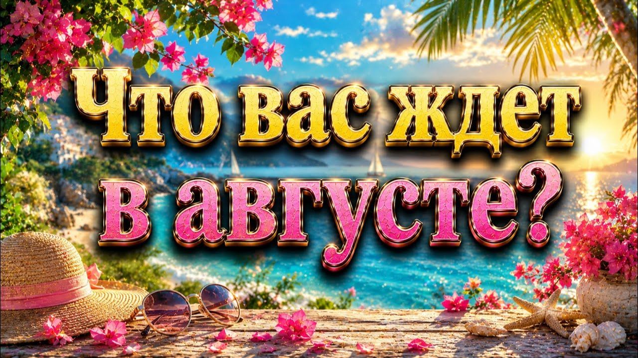 Что вас ждёт в Августе? Гадание пасьянс Tarot reading смотреть онлайн