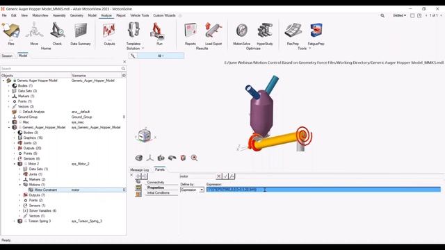 Implement force based motion control in EDEM смотреть онлайн