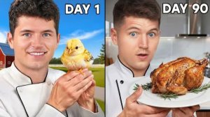 Я вырастил курицу и приготовил её!  Nick DiGiovanni