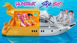 K-Pop Охотницы на Демонов на золотом и серебряном корабле! 10 поделок для кукол L.O.L.