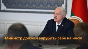 Лукашенко Это ЧТО такое Даже МЕЛОЧЬ от людей у меня на контроле!