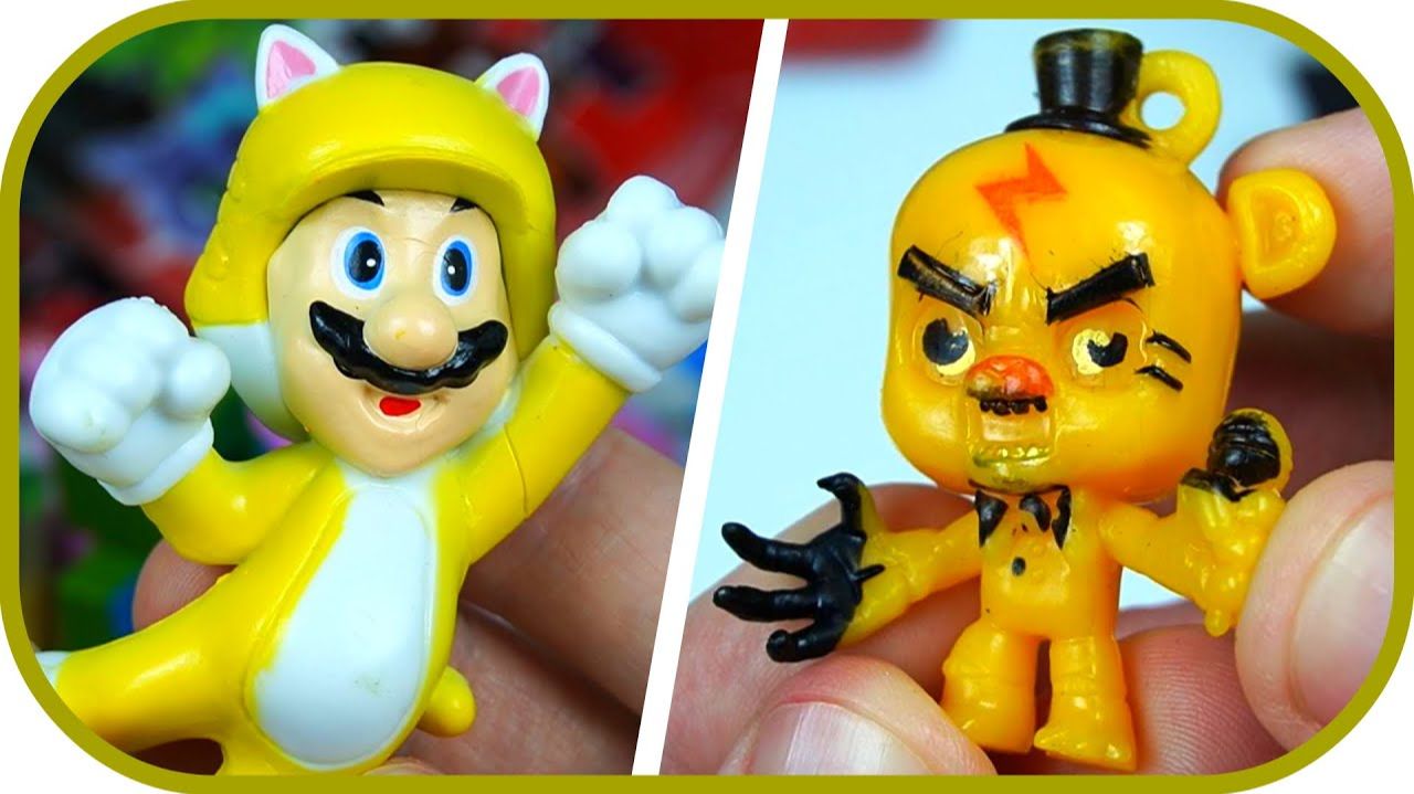ФНАФ, Марио, Майнкрафт. Сюрприз FNAF, Minecraft, Super Mario World. Радужные друзья. смотреть онлайн