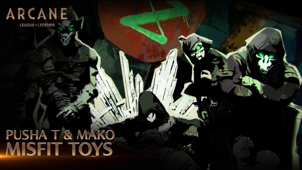 Pusha T & Mako – Misfit Toys | Arcane OST смотреть онлайн
