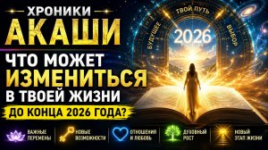 ХРОНИКИ АКАШИ: Что изменится в твоей жизни до конца 2026 года? | Абсолютный Ченнелинг