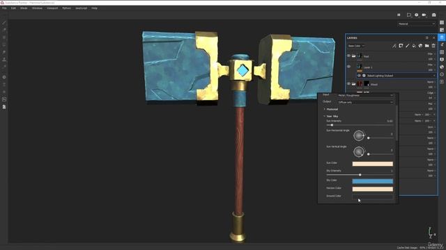 Learn Stylized Game Art Creation Stylized Hammer 25. Post Process Filters смотреть онлайн