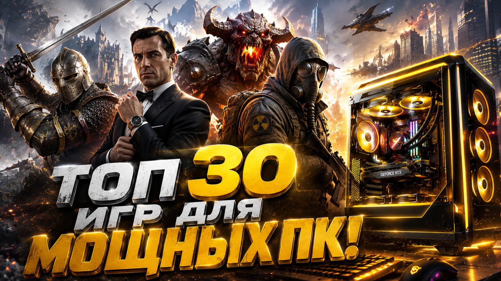 Топ 30 Лучших Игр для Мощных Пк!