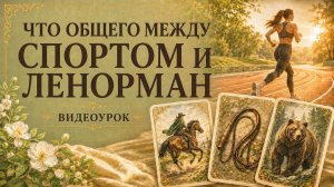 💪ЧТО ОБЩЕГО У СПОРТА И ЛЕНОРМАН? Обучающий видео-урок.