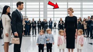 В Аэропорту С Любовницей Миллиардер Нес Её Сумку И Тут Пришла Его Жена С Четверняшками