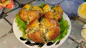 ВКУСНЯТИНА! Запечённый фаршированный картофель который покорит вас!